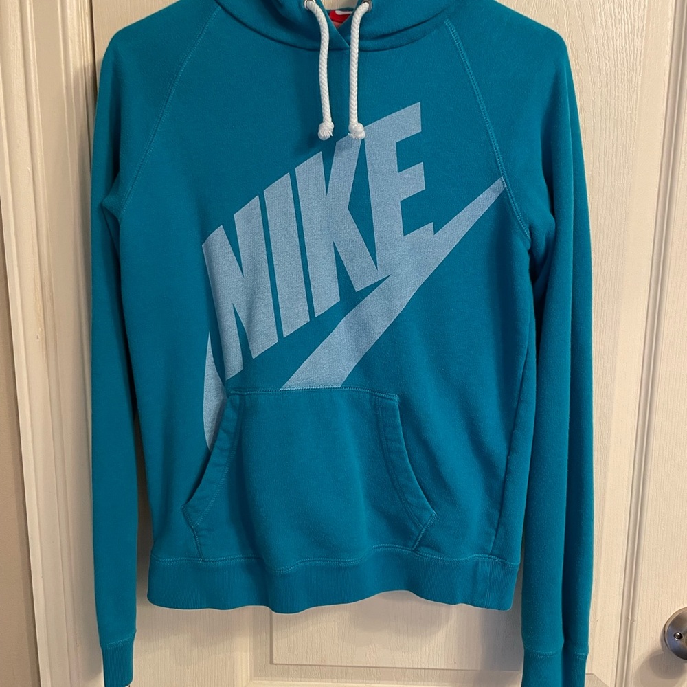 Blue Nike hoodie